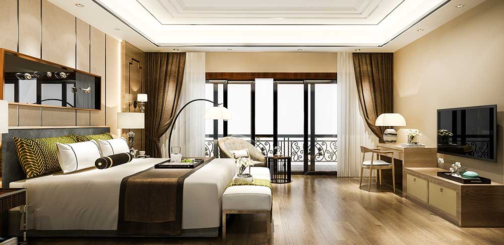 Luxury interior living room of Trump Towers Hyderabad apartment